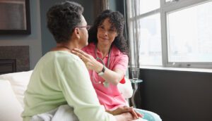 Nurse With Patient